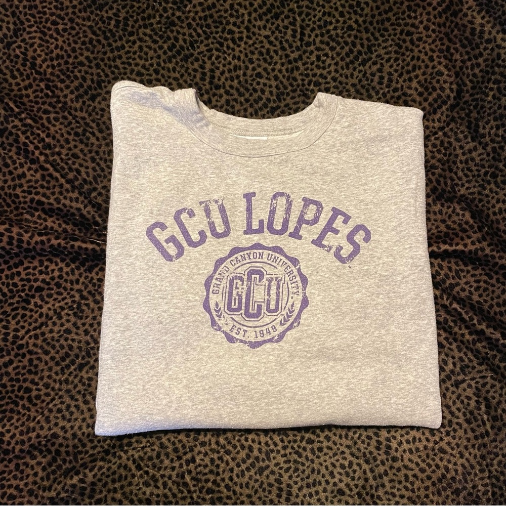 Champion Gray and Purple GCU Lopes Sweatshirt